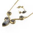 thumbnail image 2 of Set´s para Mujer con Cristal Fino Swarovski Barroco- Bañado en Oro 14k y Rodio – Set´s  Elegante y Brillante-Aretes de Mujer de Moda- Joyería para Mujer de Moda- Regalo especial Ortiz Espinosa Temporada, 2 of 6