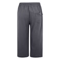 thumbnail image 3 of Linen Capri Pants For Women Plus Size Wide Leg Capris Cotton Trousers Drawstring Waist Capri Pants Summer Capris For Women Lightweight Linen Capri Pants Women Cotton Cropped Pants, 3 of 5