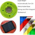 thumbnail image 3 of HUGFEGWE Solar Strobe Warning Light Strong Magnetic Base Flashing Super Bright 360 Degree Automatically Turn On Waterproof for Construction Traffic Factory (Blue) CJB91-28209, 3 of 6