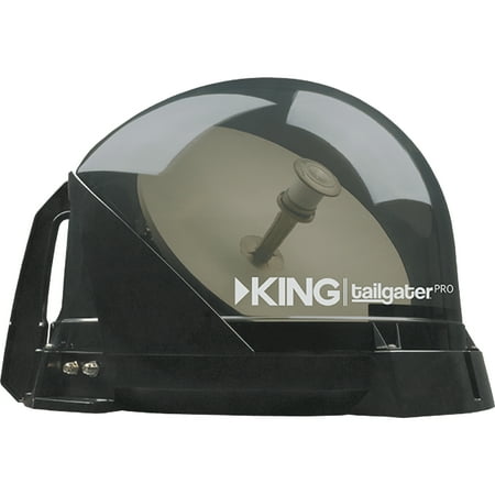 KING DTP4900 DISH Tailgater PRO Premium Portable Satellite TV Antenna for RV, Tailgating, Camping, (Best Rv Satellite System Reviews)