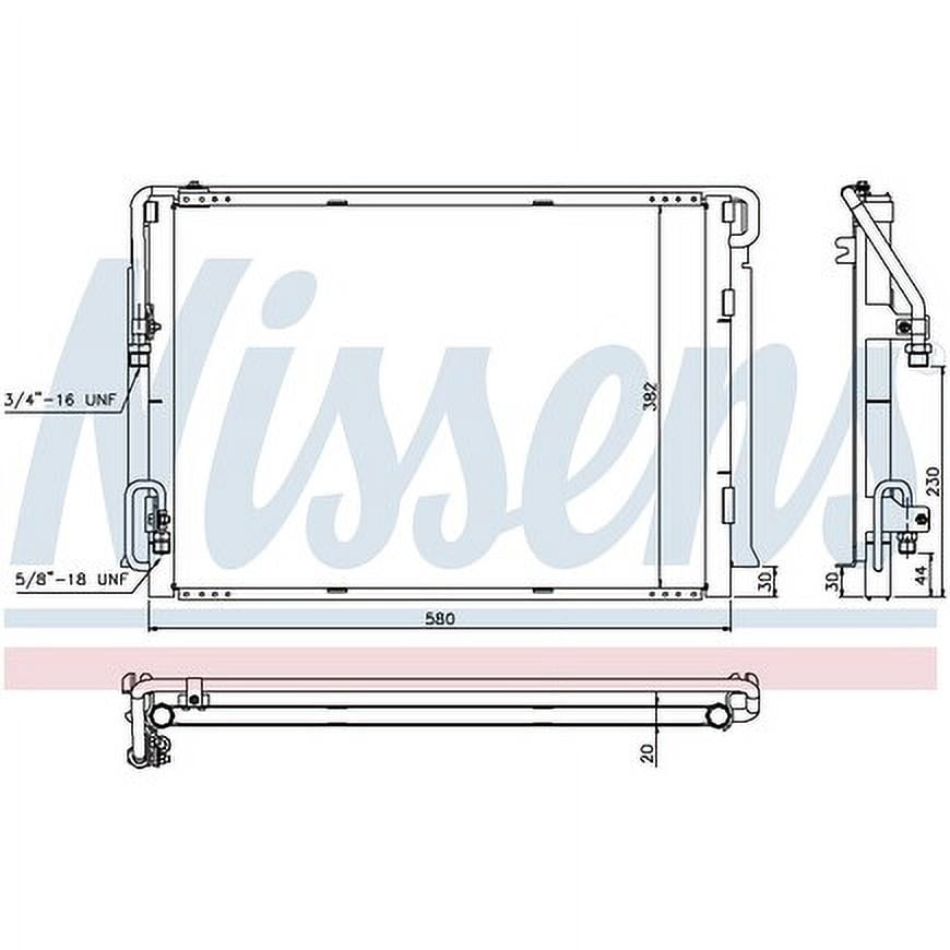 Nissens 940422 Air Conditioning Condenser