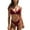 Wine Red, variant on LYXSSBYX Bikini Sets for Women Women Two Bikini Set Padded Push Up Swimwear Swimsuit