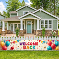 thumbnail image 4 of Welcome Back Celebration Banner Colorful Balloon Decoration Party Background Grand Opening Event Backdrop School Reunion Anniversary Retail Display, 4 of 4