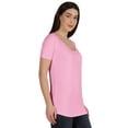 thumbnail image 2 of Inkmeso Basic U Neck Summer T-shirt Short Sleeve Plain Cotton Tshirt Womens, 2 of 7