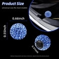 thumbnail image 2 of YISITIAN 4 PCS Car Tire Valve Stem Caps, Handmade Dustproof Crystal Rhinestone Auto Stem Air Cap Cover, Attractive Vehicle Exterior Accessories, Universal for Car Truck Motorcycle Bike CJ919-49531, 2 of 6