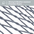 thumbnail image 3 of SUNCREAT Double Outdoor Hammock, Polyester Rope Hammock with Strong Spreader Bar, Gray, 3 of 7