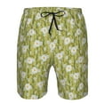 thumbnail image 4 of Naloa Daisies Flowers Men's Beach Shorts, Surfing shorts, Swim trunks, Quick Dry Swim Trunks for Surfing Beach Fun - Medium, 4 of 9