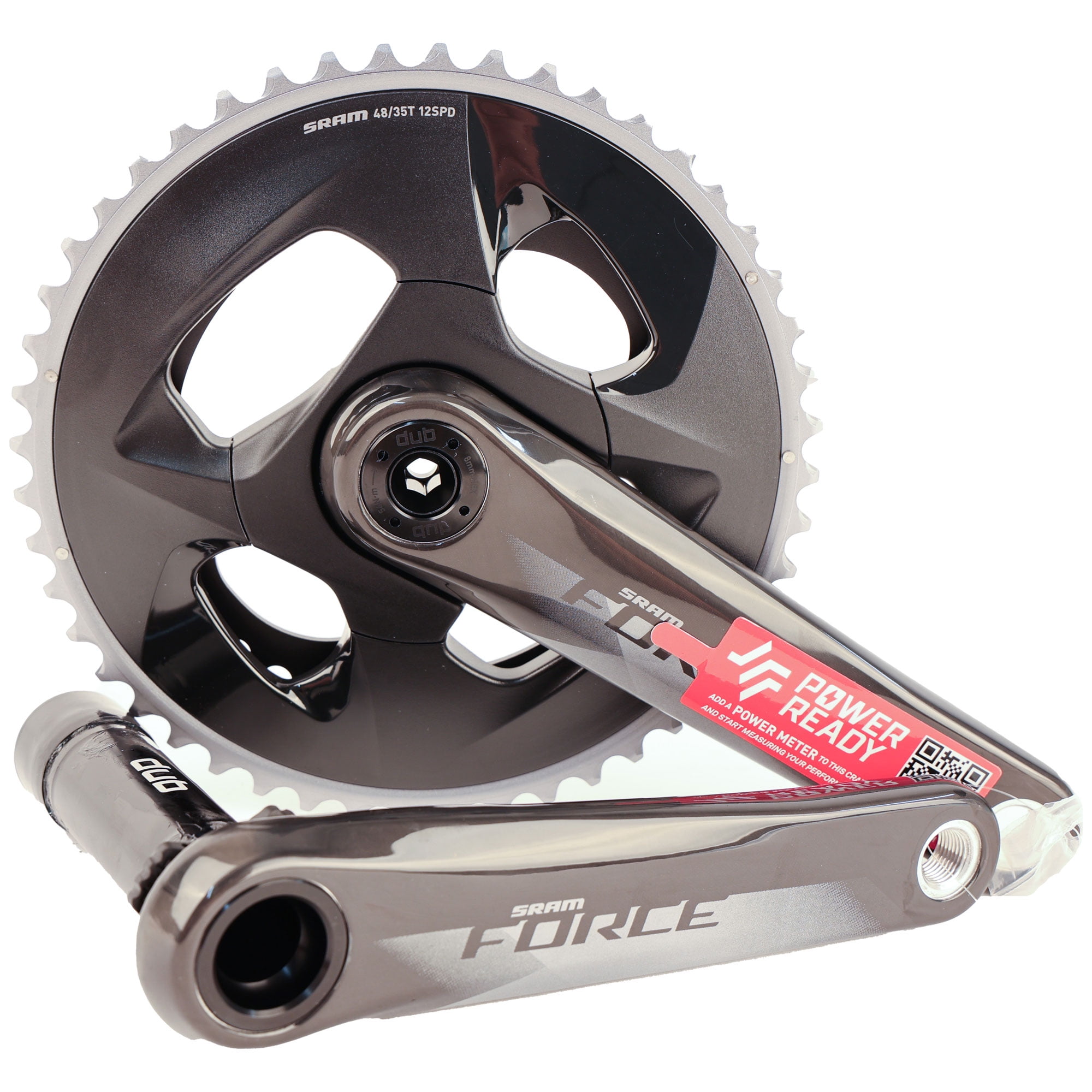 Sram Force AXS Road Bike Carbon Crankset / DUB / 12-Speed Sram Force AXS Road Bike Carbon Crankset / DUB / 12-Speed