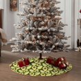 thumbnail image 4 of Fotbe Avocado Pattern Christmas Tree Skirt, Tree Skirts Plush Christmas Decorations, Christmas Tree Skirts Xmas Decorations Holiday Party Decor-48", 4 of 6