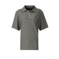 thumbnail image 7 of Nestiefly Waffle Knit Tops for Women Short Sleeve Polo Shirts 2026 Summer Blouses Dressy Casual Spring Fashion Clothes Dark Gray XL, 7 of 7