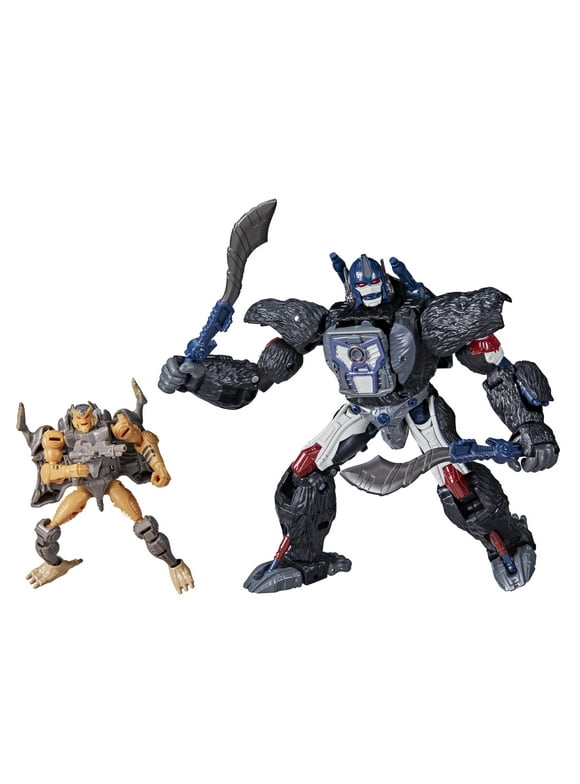 transformers generations war for cybertron series optimus primal and rattrap figures