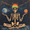 Skeleton with Rainbow, variant on Yayeee 40oz Stainless Steel Tumbler with Straw and Handle Double-Wall Insulated Travel Water Bottle, Skeleton with Rainbow