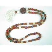 Mogul Healing Mala Nine Planet Navgraha Stones Prayer Yoga Meditation Beads Necklace