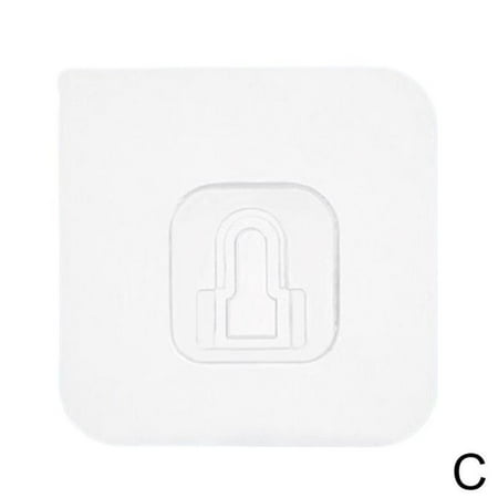 

Transparent And Seamless Hooks Strong Hook Kitchen Bathroom Home Sticky Hook E3D8