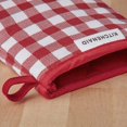 thumbnail image 2 of Kitchenaid Kitchen Aid Gingham Mini Oven Mitt Set, 5.5"x8", Passion Red, 2 of 3