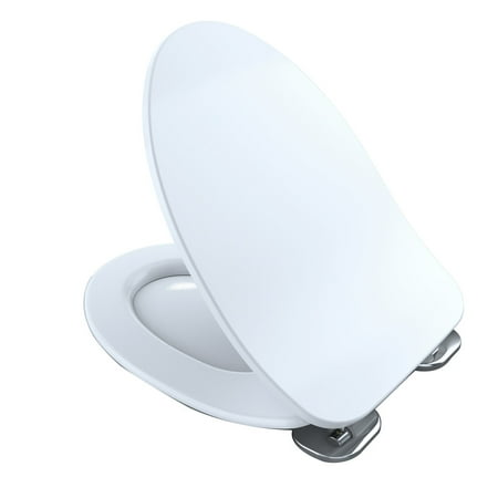 TOO SS234#01 SoftClose Elongated Closed Front Toilet Seat with Cover Cotton