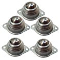 thumbnail image 4 of FUTUREORYY 5 Pcs Roues Rondes en Acier Inoxydable pour une Installation Facile et une Utilisation Professionnelle, 4 of 7