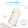 thumbnail image 4 of Humidificador de aire, mini humidificador ultrasónico 320ml, humidificador WiFi con control de voz, control remoto y función de temporizador, humidificador blanco, 4 of 5