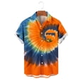 thumbnail image 5 of Awdenio Mens T-shirts Hawaiian Shirt Button Down Tie Dye Casual Short Sleeve Summer Beach Shirts, 5 of 6