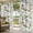 White, variant on Outdoor Curtains for Patio Waterproof, Black Spring Floral Outdoor Privacy Panels Grommet, Elegant Pastoral Flowers Birds Retro Art Blackout Outside Curtains for Porch/Cabana 54"x84", 2 Panels