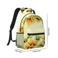thumbnail image 2 of Disketp Sunflowers On A Yellow Background Backpack - Comfortable Daypack with The right laptop for you Spacious Main Compartment & other poket - {designName} print, 2 of 6