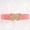 Light Pink, variant on Only Moment Women Stretchy Thin Waist Belt Butterfly Buckle Belt Aluminum Alloy Adjustable Web Stretch Belt with Non-Metal Buckle for Jeans Pants Beige,One Size