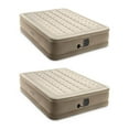 thumbnail image 1 of Intex Ultra Plush Fiber Tech Air Mattress Bed with Built In Pump, Queen (2 Pack), 1 of 8