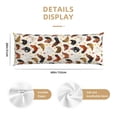 thumbnail image 2 of Naloa Roosters and Chickens Super Soft 20x60 Body Pillow Case,Long Side Hidden Zipper（PILLOWS ARE NOT INCLUDED）, 2 of 6