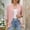 Pink, variant on Oplxuo Womens Eyelets Shrugs Tops Casual Solid 3/4 Sleeve Bolero Elegant Crop Cardigan Coverup Shirts Blouse