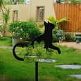 thumbnail image 6 of Kafsov Metal Garden Decoration for Cat Lovers, Weather-Resistant Outdoor Ground Spike, Perfect Memorial Gift for Cats Pet Loss black, 6 of 8