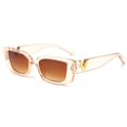thumbnail image 1 of Gafas de sol rectangulares de marca de lujo para mujer, anteojos de sol con montura pequeña Vintage, gafas cuadradas negras clásicas para mujer Fivean unisex, 1 of 2
