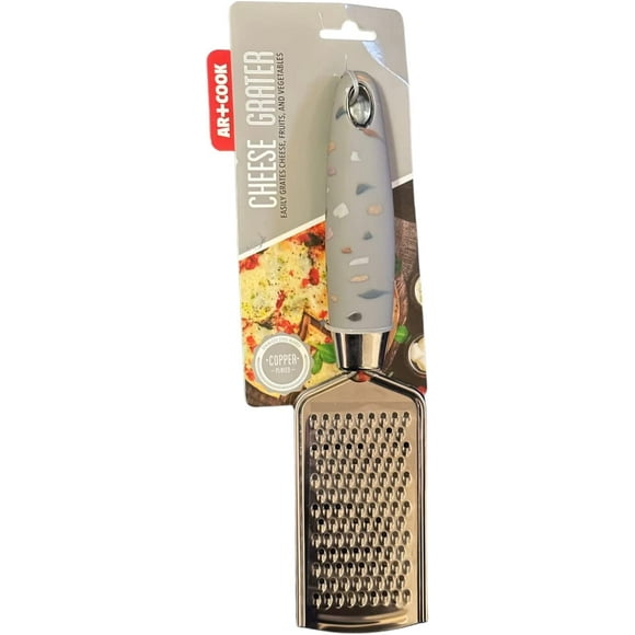 Râpe à Fromage AR+COOK - Grille Facilement Fromage, Fruits et Légumes (Gris)