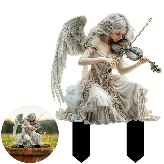 Bohemian Fairy Themed Acrylic Planter Decorative Floral Container For Indoor Outdoor Home Garden Display Accessory