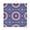 Neon Star Mandala Pattern, variant on Iauyy Satin Napkins Set of 1- Oil-painted White Peonies DIY Printing Decoration Cloth Napkin- Easy Care for Home/Party