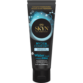 SKYN HydrAcomfort Water Based Lube - Personal Lubricant - pH Balanced for Women, Safe with Latex and Latex-Free Condoms and Personal Devices