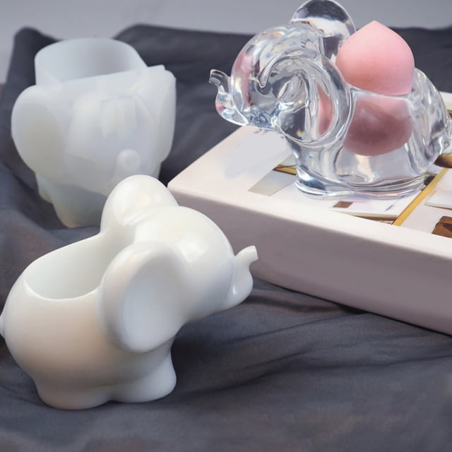 WEUVEB 1Ud De Elefante Silicona Para Cristal Epoxi Y