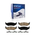 thumbnail image 5 of Detroit Axle - Rear Drilled & Slotted Rotors Brake Calipers Ceramic Brake Pads Kit Replacement for Chrysler Aspen Dodge Ram 1500 Durango Fits select: 2013-2014 RAM 1500 ST, 2012 DODGE RAM 1500 SPORT, 5 of 8