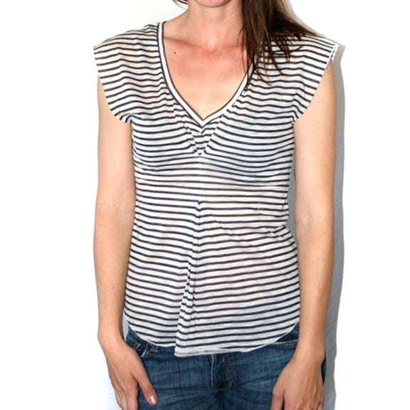 Element - Sabrina Navy Juniors V-Neck T-Shirt - Medium