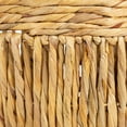 thumbnail image 6 of Northlight Set of 3 Textured Woven Water Hyacinth Rustic Storage Baskets with Handles 15.75", 6 of 6