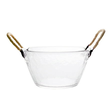 REOFLYUP Large Capacity Bowl Glass Kitchenware Salad Bowl Transparent 1Pack