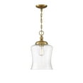 thumbnail image 4 of Trade Winds Lighting 1-Light Pendant Light In Natural Brass, 4 of 6