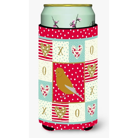Carolines Treasures CK5506TBC Norwich Canary Love Tall Boy Beverage Insulator Hugger  Tall Boy multicolor