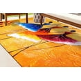 thumbnail image 2 of Outdoor Rugs, Red Rugs, Three Ballerinas Painting Rugs, African Woman Rugs, Modern Rugs, Easy To Clean Rugs, 3D Printeds Rugs, Yellow Rugs, 2.6'x9.2' - 80x280 cm, 2 of 4