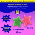 thumbnail image 3 of Better Sour Guava Calamansi Lime Gummy Stars Candy, Tropical Sour, Vegan, Gluten-Free, 10 Pouch Set, 3 of 3