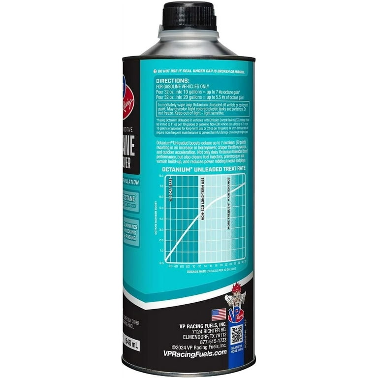 VP Racing 29505 無鉛オクタンブースター 添加剤 8本入り Amazon.com: VP Racing 29505, Octanium Unleaded Octane