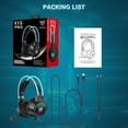 thumbnail image 5 of Headset,Compatible With Headset With Noise Pc Switch Headset Stereo - 3.5mm Audio Tablet Xbox One Pc With Mic Xbox Headset And Play Switch - Switch Play Breathable 50mm Over Ear With, 5 of 5