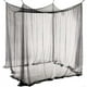 thumbnail image 1 of Double Bed Mosquito Net Rectangular Canopy Large Black Single Summer Mosquito Net With 4 Openings, 1 of 5