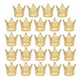 thumbnail image 1 of Uxcell 24Pcs Mini Toppers de Pastel en Forma de Corona, Aleación Reina Princesa Pequeña Corona Dorada en Forma de Corazón, Pequeña Corona de Corazón, 1 of 6