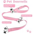 thumbnail image 3 of Dalrosia 2PCS Dog Doorbells, Pet Training Bells for Go Outside Potty Training and Communication Device Large Loud Dog Bell Cat Puppy Interactive Toys Adjustable Strap Door Bell, 3 of 4
