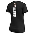 thumbnail image 3 of Women's Tyler Herro Black Miami Heat Team Playmaker Name & Number T-Shirt, 3 of 3